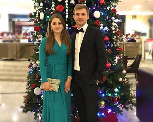 Анна Михайловская с мужем