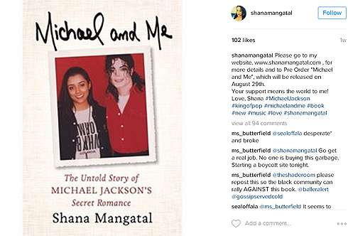 Бывшая любовница Майкла Джексона Шана Мангатал написала книгу об их отношениях
