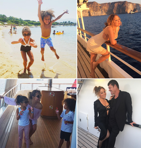 Мэрайя Кэри и ее дети отдыхали на мега-яхте жениха певицы, австралийского миллиардера Джеймса Пэкера