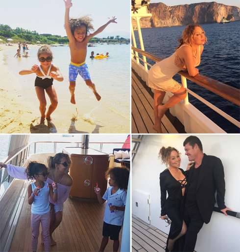 Мэрайя Кэри и ее дети отдыхали на мега-яхте жениха певицы, австралийского миллиардера Джеймса Пэкера