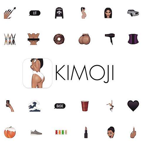 Ким Кардашьян выпустила серию «кимодзи»