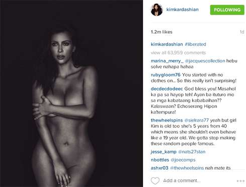 Ким Кардашьян советует женщинам любить себя и ничего не бояться Ким Кардашьян советует женщинам любить себя и ничего не бояться