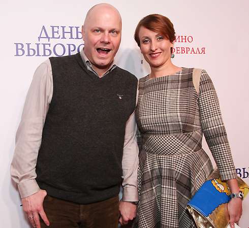 Алексей Кортнев с женой Аминой
