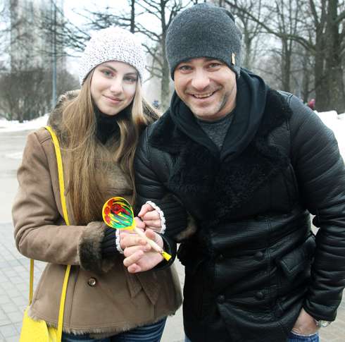 Павел Соколов с дочерью