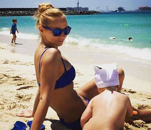 Татьяна Навка с дочкой Наденькой