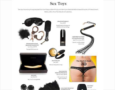 Рекомендованные Гвинет Пэлтроу секс-игрушки для женщин