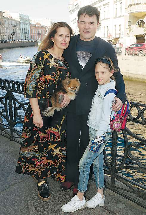 Евгений Дятлов с семьей