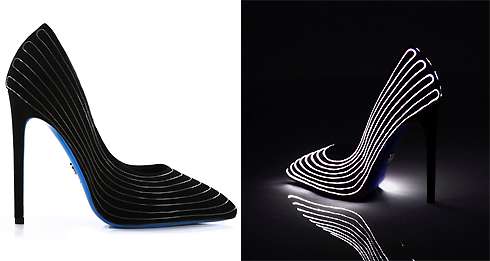 Яркая новинка этой осени - лимитированная коллекция туфель от бренда Loriblu, светящихся в темноте