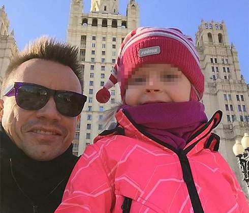 Алексей Серов с дочерью