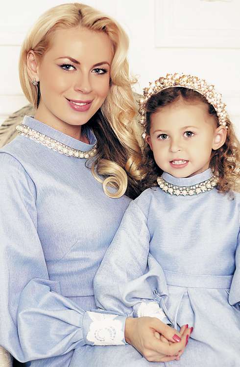 Оксана Скакун с дочерью