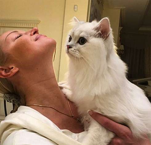 Волочкова назвала котенка Гучи Волочкова назвала котенка Гучи