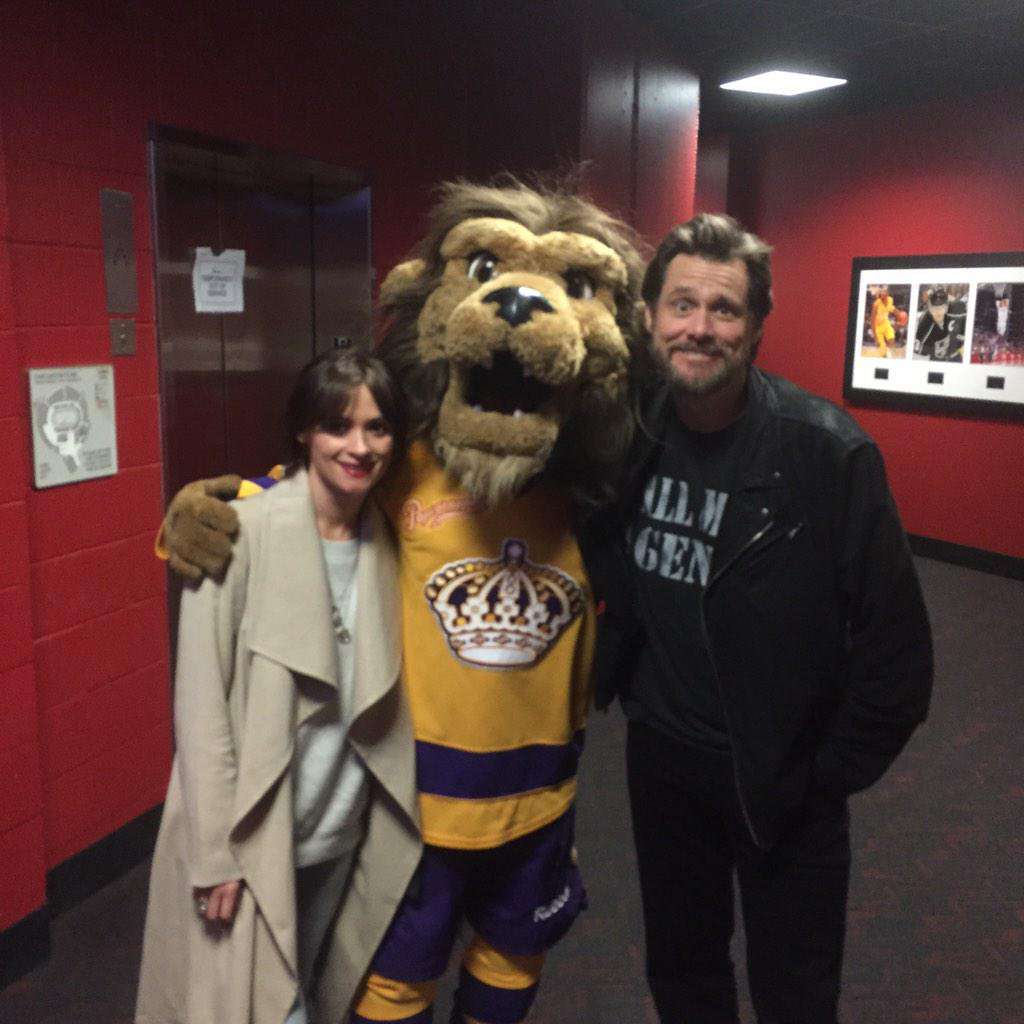 Джим Керри и Катриона Уайт