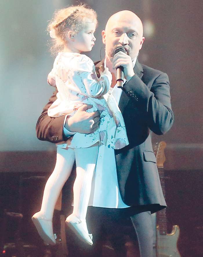 Гоша Куценко с дочерью