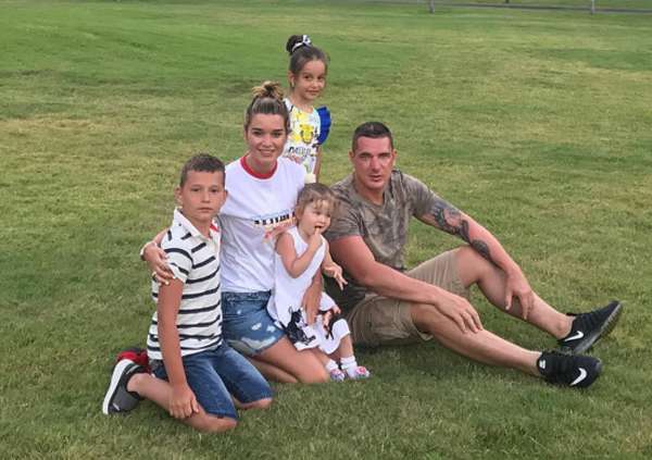 Ксения Бородина с семьей