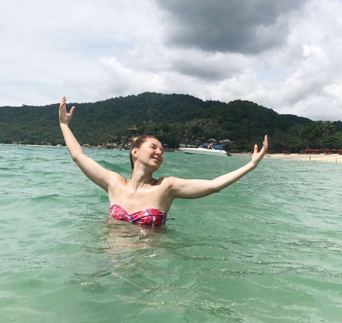 Алиса Феоктистова любит отдыхать на острове Панган