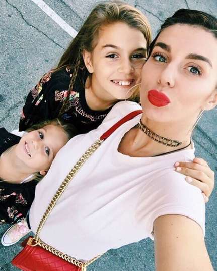 Анна Седокова с дочерьми