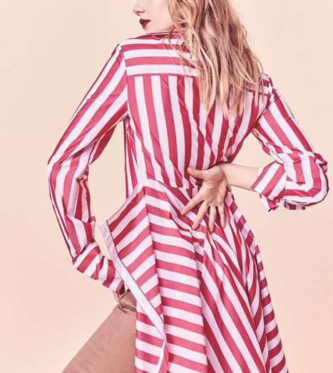 Красная-белая полоска особенно популярна Красная-белая полоска особенно популярна