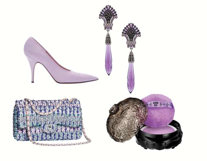 Особое внимание стоит обратить на аксессуары лавандового цвета Особое внимание стоит обратить на аксессуары лавандового цвета