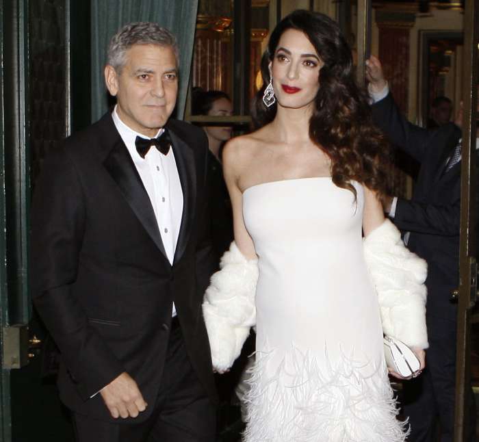 Джордж Клуни и его жена Амаль