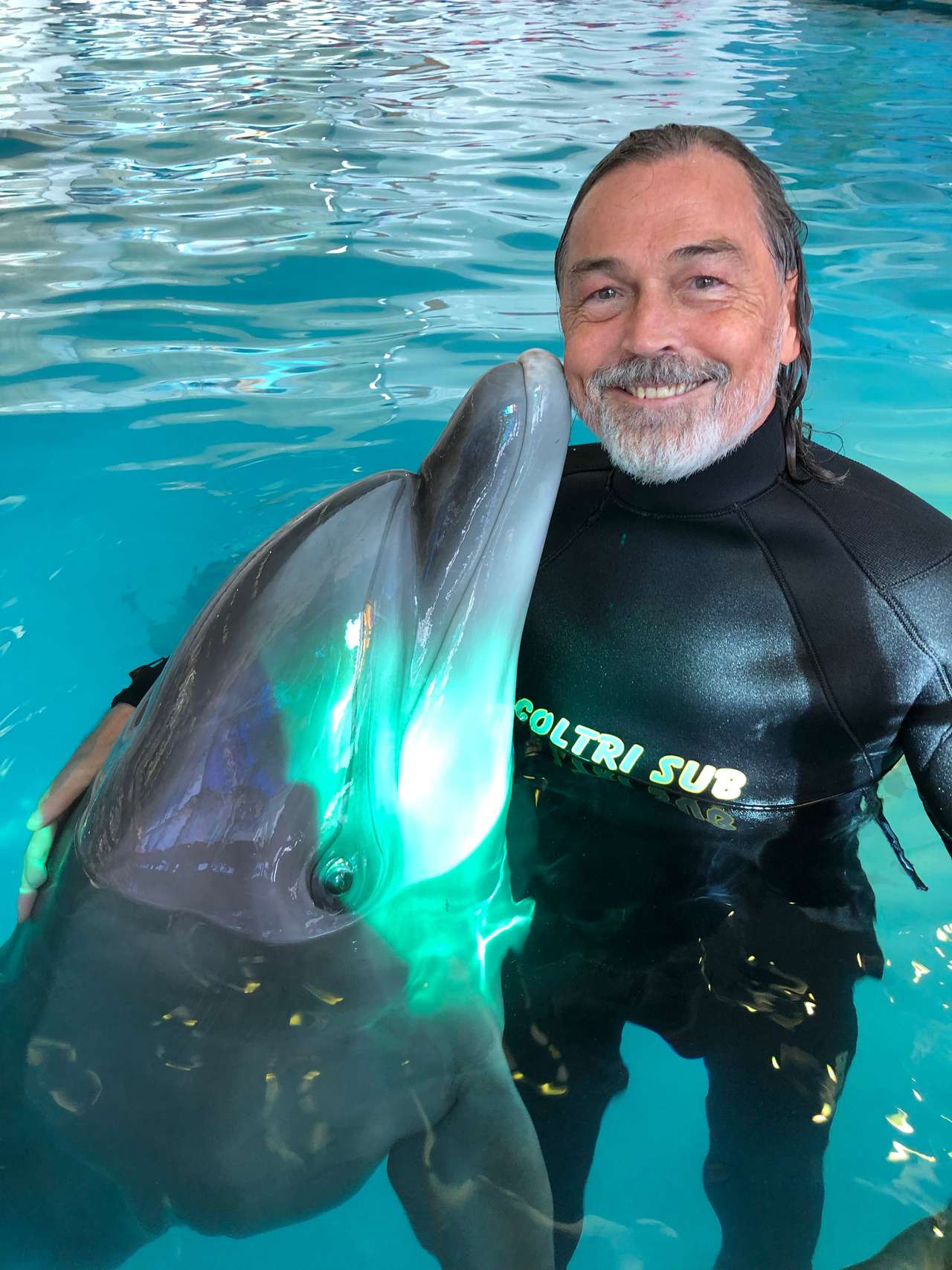 Никас Сафронов обожает дельфинов