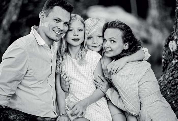 Дмитрий и Екатерина Ланские с детьми