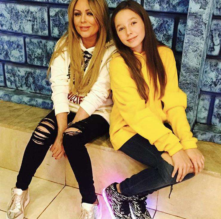 Юлия Началова и ее дочь Вера Алдонина