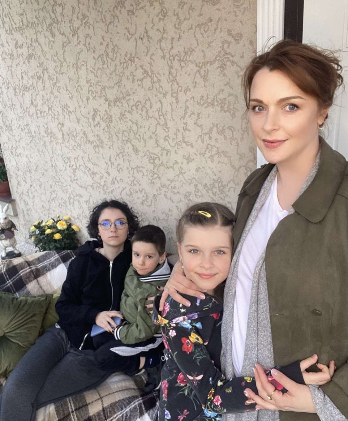 Светлана Антонова со своими детьми