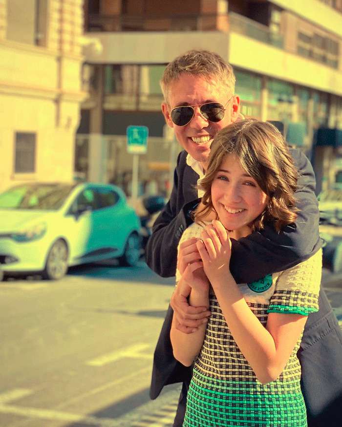 Алексей Панин с дочкой Анной Алексей Панин с дочкой Анной