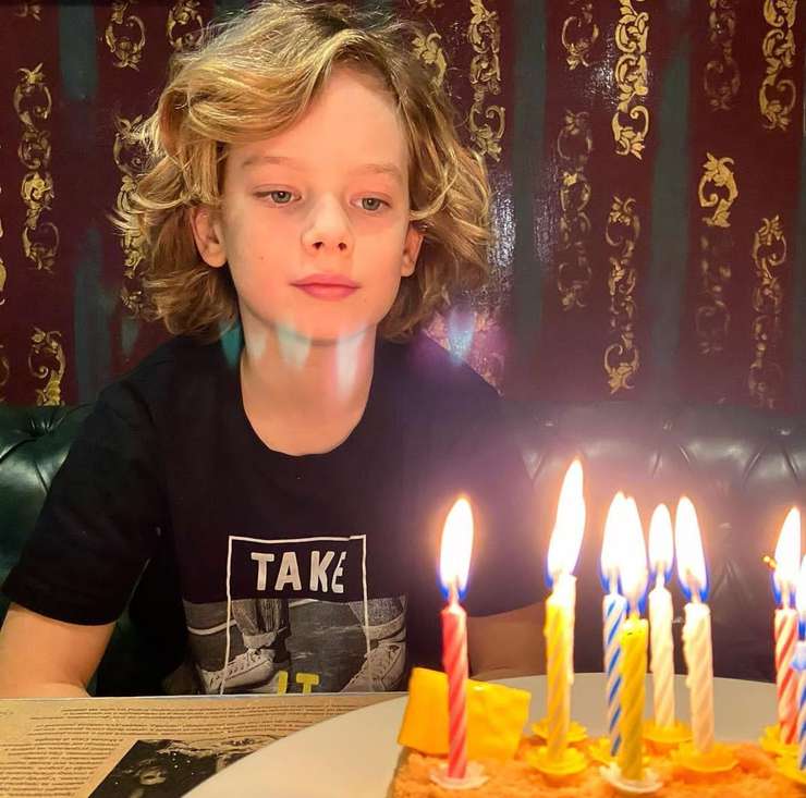 Сыну Анны Старшенбаум и Алексея Бардукова исполнилось 10 лет