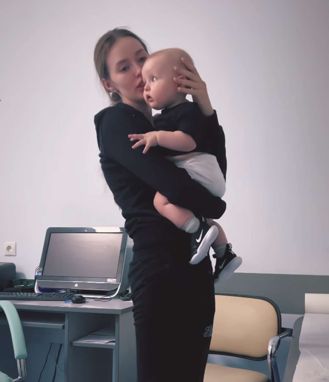 Анастасия Костенко с сыном Алексеем