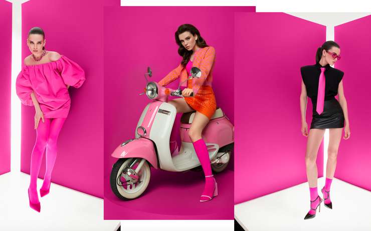 Бренд MiNiMi представил свою подборку аксессуаров в стиле Pink Mood, в которую вошли колготки, носки, гольфы