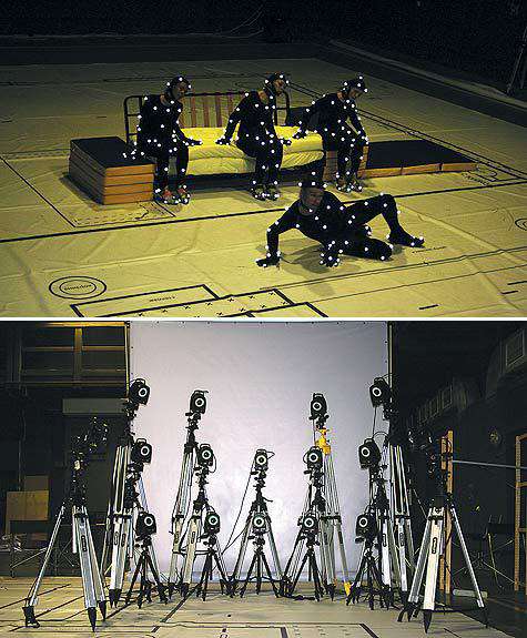 Технология анимации мультперсонажей называется motion capture («захват движения») — по ней были сняты фильмы «Беовульф» и «Трансформеры». В студии работают актеры, все их движения снимают с разных ракурсов 16 телекамер, а на экране в это время оживают «му