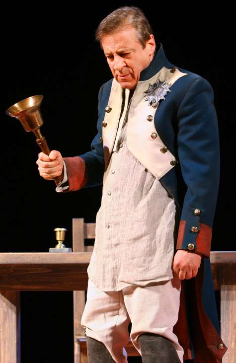 В образе Наполеона в спектакле «Морковка для императора» в 2005 году.