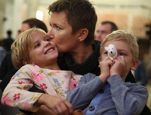 Диана Арбенина с детьми. Фото: материалы пресс-служб.