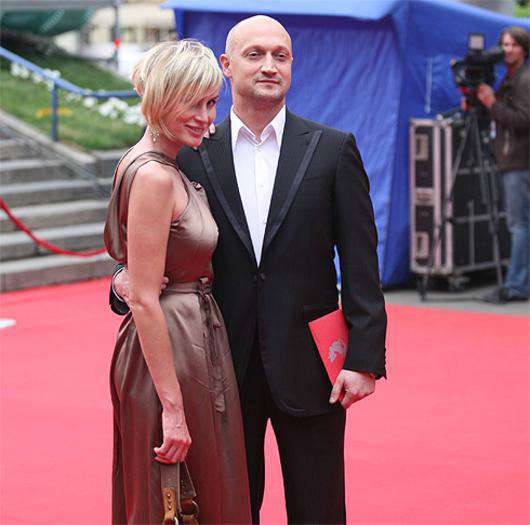 Гоша Куценко с женой.