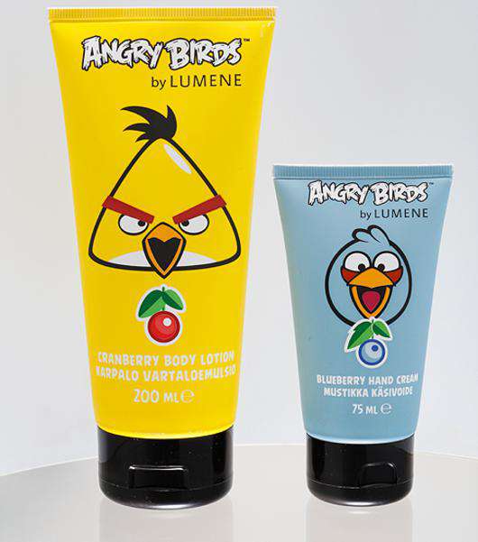 Серия средств по уходу за кожей Angry Birds от Lumene