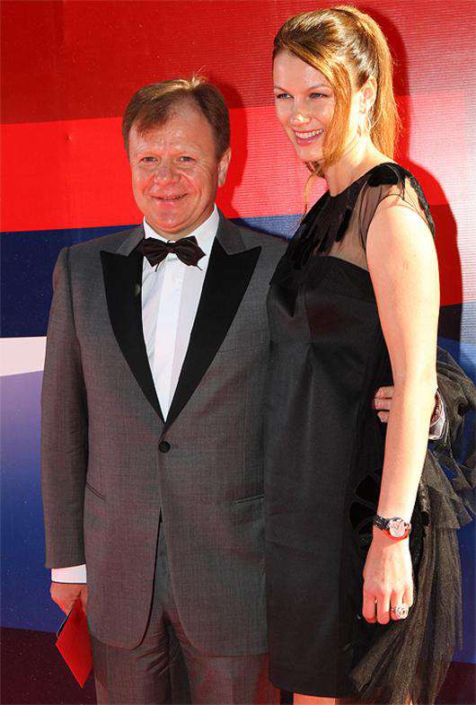 Игорь Бутман с женой.