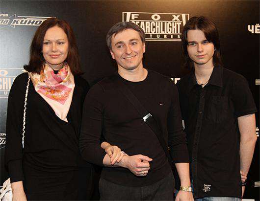 Ирина Безрукова, Сергей Безруков и Андрей Ливанов.