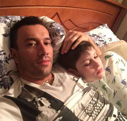 Михаил Терехин с сыном Данилой. Фото: Instagram.com/terekhinmisha.