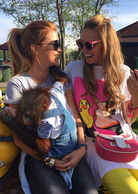 Ксения Бородина и Алена Водонаева на детском празднике. Фото: Instagram.com.