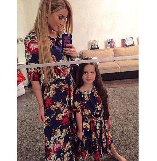 Ксения Бородина и ее дочь Маруся. Фото: Instagram.com/borodylia.