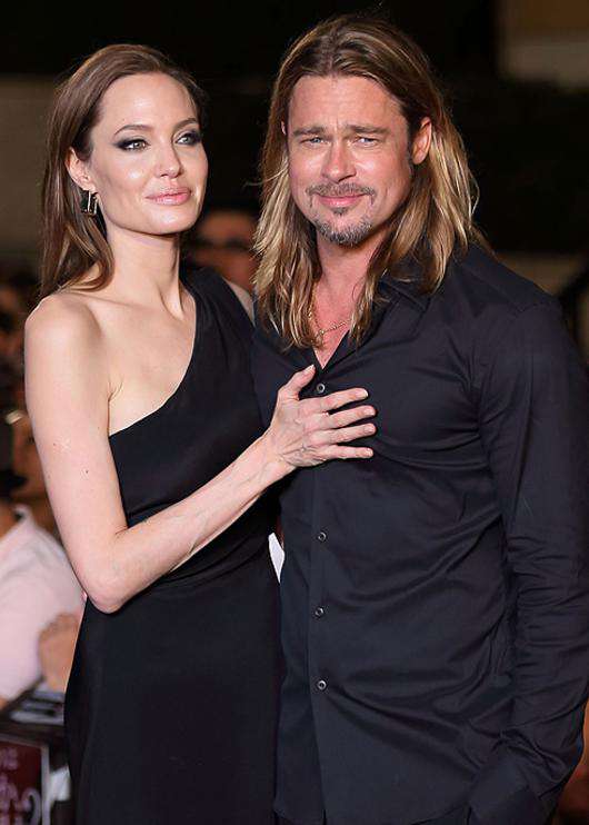 Бред Питт и Анджелина Джоли. Фото: Rex Features/Fotodom.ru.