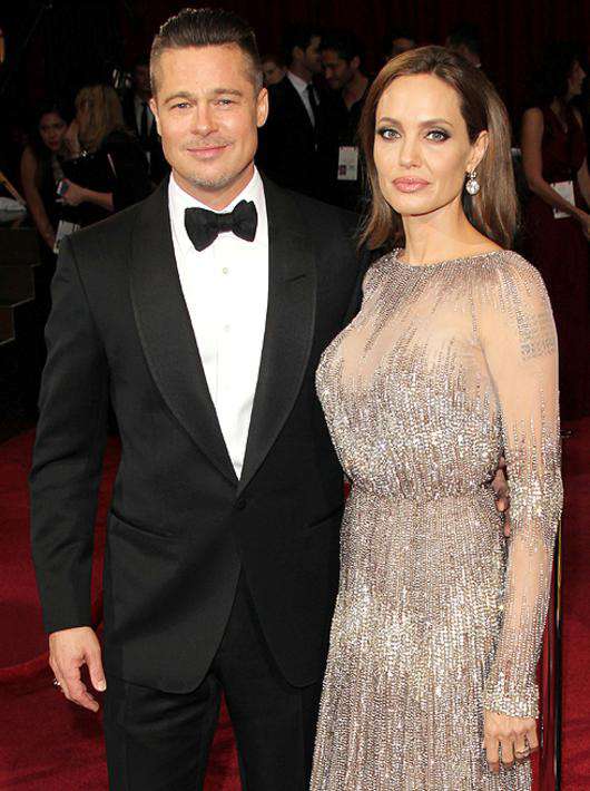 Брэд Питт и Анджелина Джоли. Фото: Rex Features/Fotodom.ru.