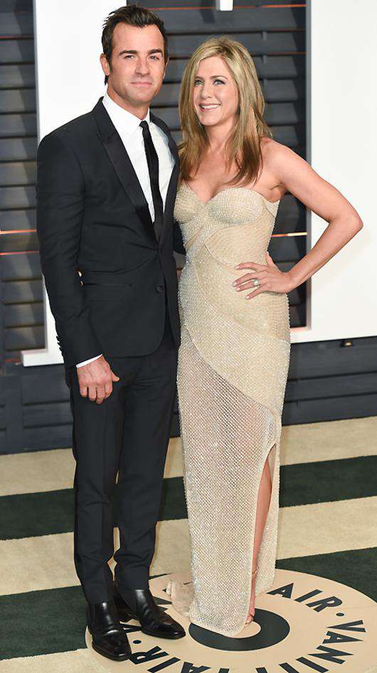 Джастин Теру и Дженнифер Энистон. Фото: Rex Features/Fotodom.ru.