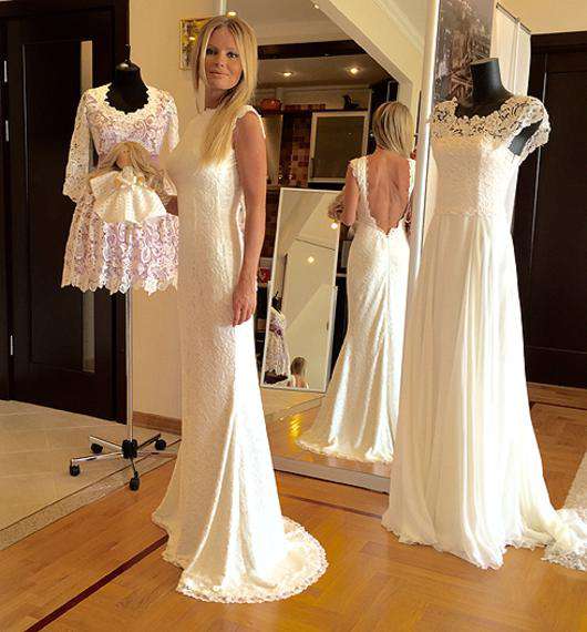 Дана Борисова показала свадебное платье. Фото: материалы пресс-служб.