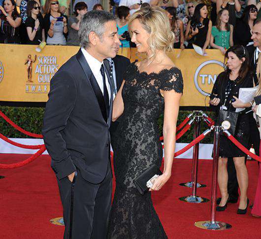 Джордж Клуни и Стейси Киблер. Фото: Rex Features/Fotodom.ru.