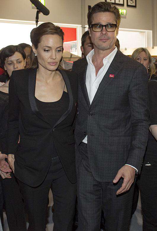 Анджелина Джоли и Брэд Питт. Фото: Rex Features/Fotodom.ru.
