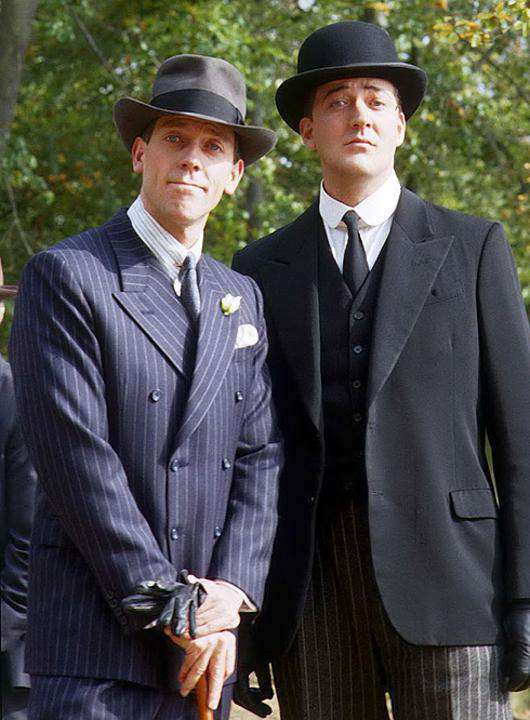 Хью Лори и Стивен Фрай в сериале «Дживс и Вустер». Фото: материалы пресс-служб.