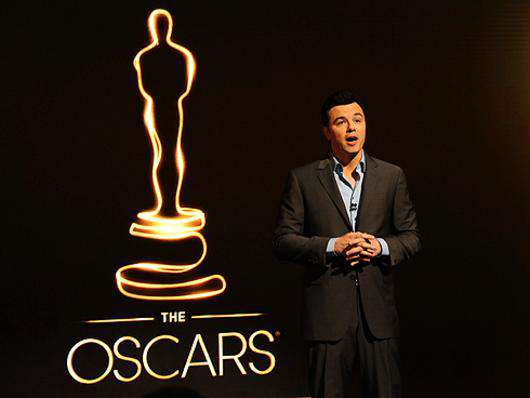 Сет МакФарлейн на церемонии объявления списка номинантов на Оскар - 2013. Фото: Startracks Photo/Fotodom.ru.
