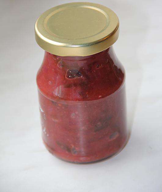 Чатни из слив. Фото автора.